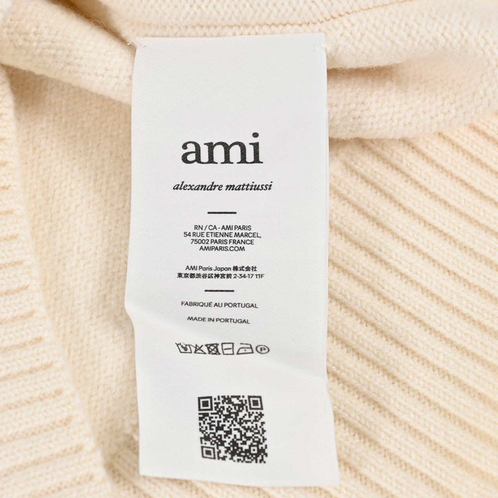 アミ AMI セーター UPL409.018 151 ホワイト 2025AW メンズ
