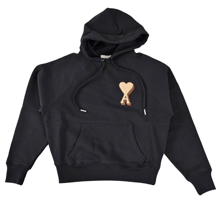 アミ AMI パーカー USW770.747 001 ブラック 2025AW メンズ