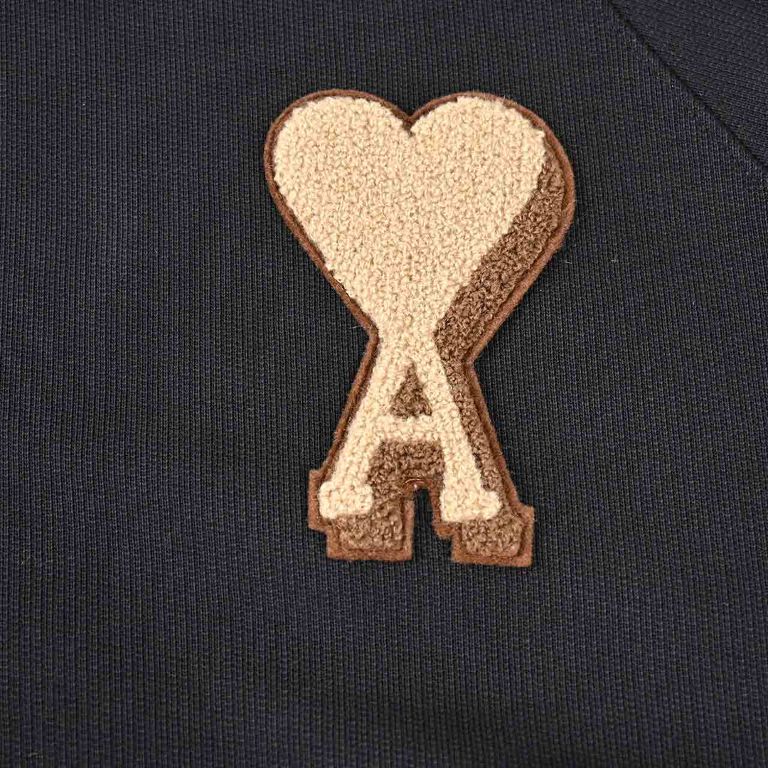 アミ AMI パーカー USW770.747 001 ブラック 2025AW メンズ