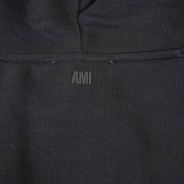 アミ AMI パーカー USW770.747 001 ブラック 2025AW メンズ