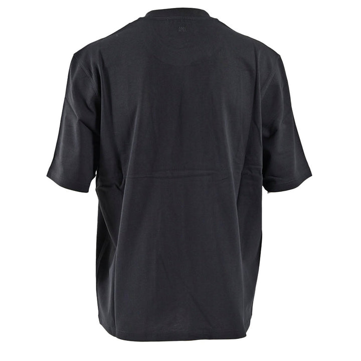 アミ AMI Tシャツ UTS352.726 001 ブラック 2025AW メンズ