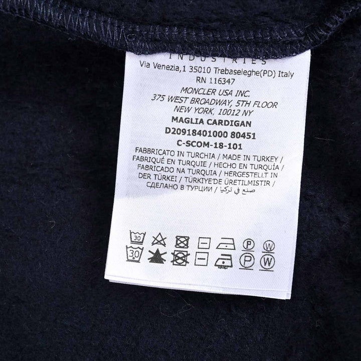 モンクレール MONCLER ジップアップパーカー 8G70300 V8101　 773 ネイビー 年秋冬 メンズ