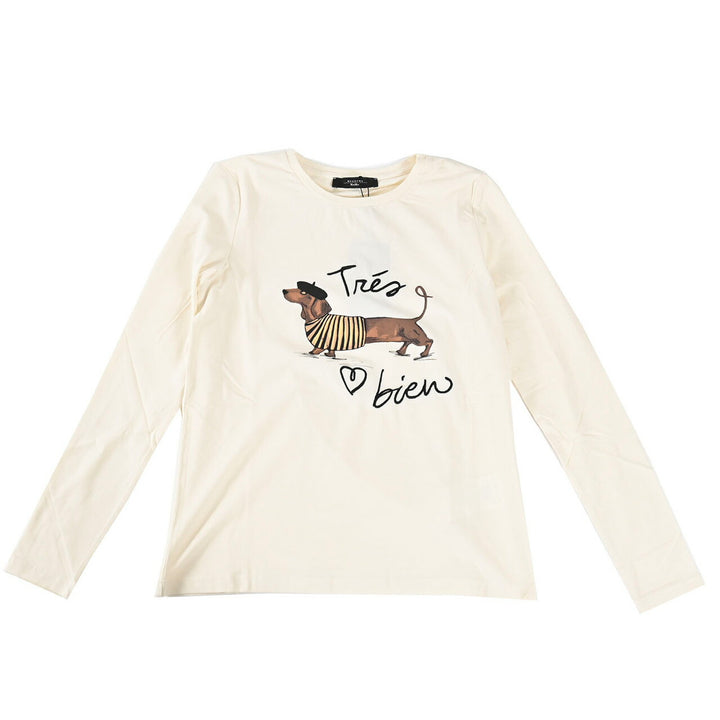 ウィークエンド マックスマーラ WEEKEND MAXMARA クルーネック長袖Ｔシャツ RENOIR 5946032600 008 クリーム 2025AW レディース