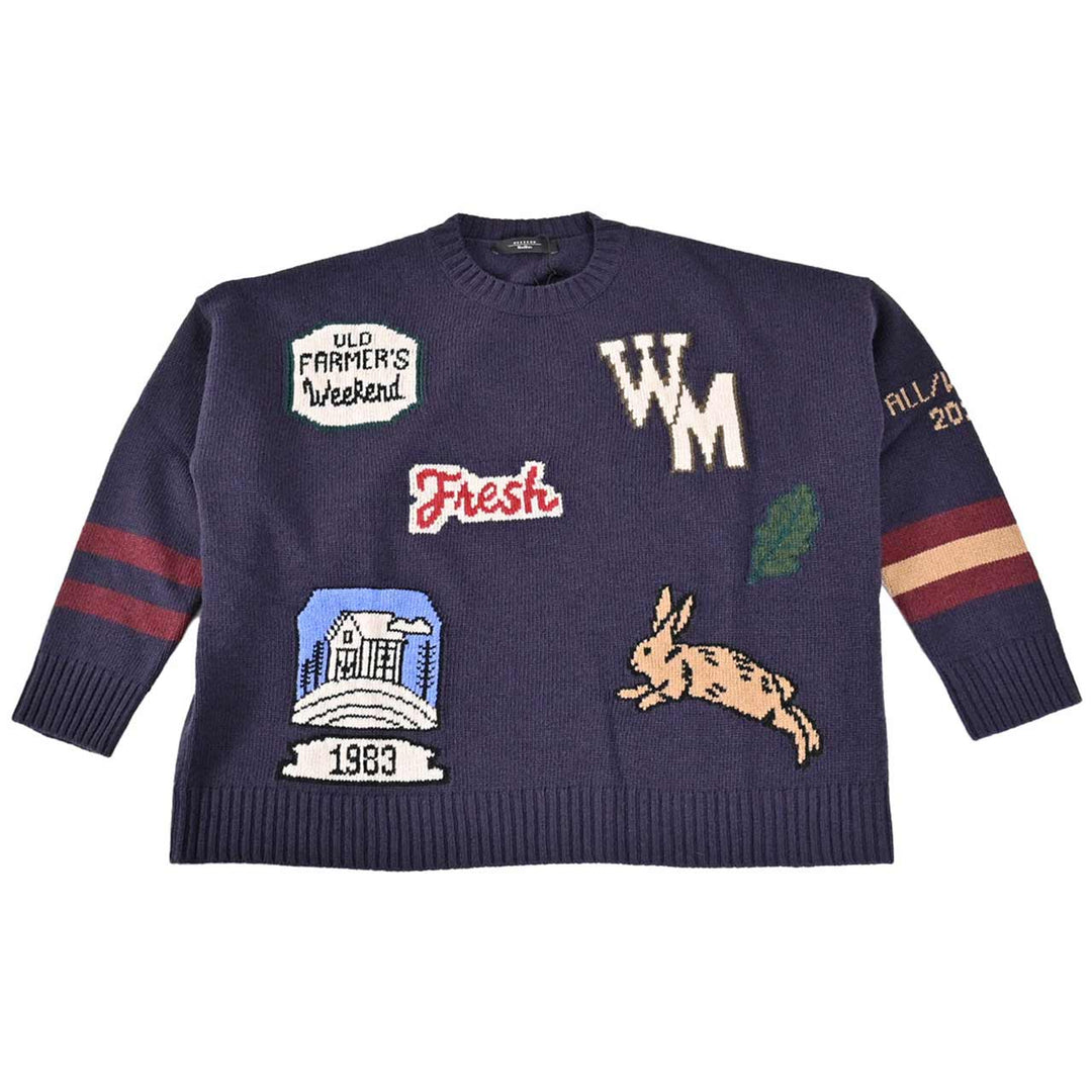 ウィークエンド マックスマーラ WEEKEND MAXMARA セーター PAVIDI 5366262600 002 ネイビー 2025AW レディース