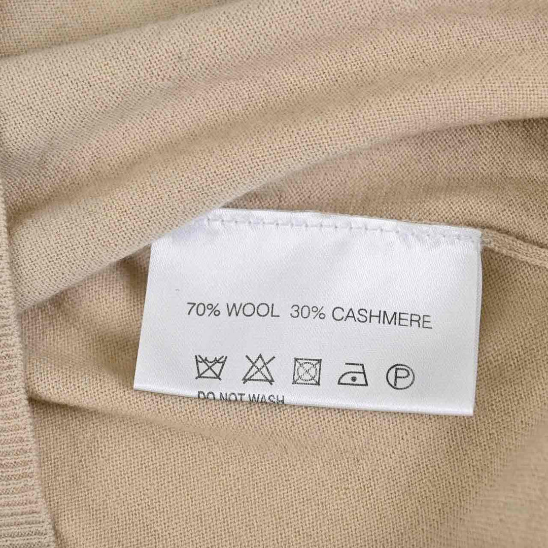 ニールバレット NEIL BARRETT Vネックニット BMA88 6609 ベージュ