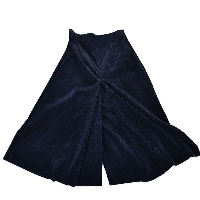 マックスマーラステュ－ディオ MAXMARA STUDIO キュロット DOLLARO 61360192 005 ワケアリ ネイビー