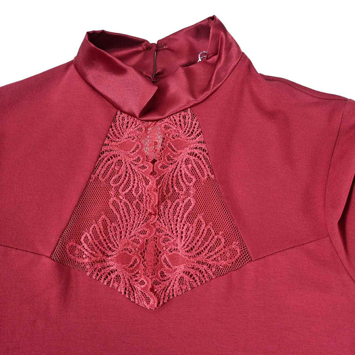 カネッラ CANNELLA Tシャツ 101542 レッド  レディース