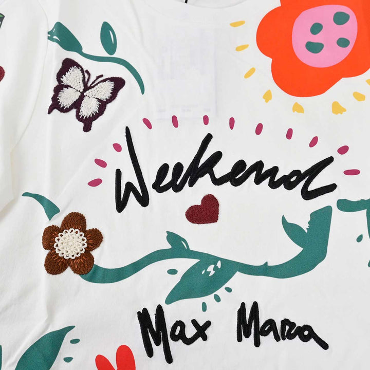 ウィークエンド マックスマーラ WEEKEND MAXMARA Tシャツ CINEMA 59710616 006 ワケアリ ホワイト  レディース
