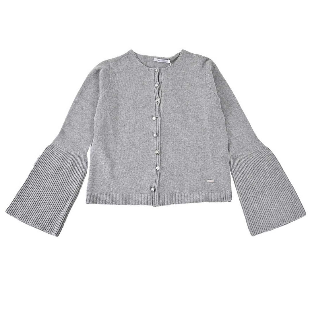 カネッラ CANNELLA カーディガン 104791 GRIGIO グレー