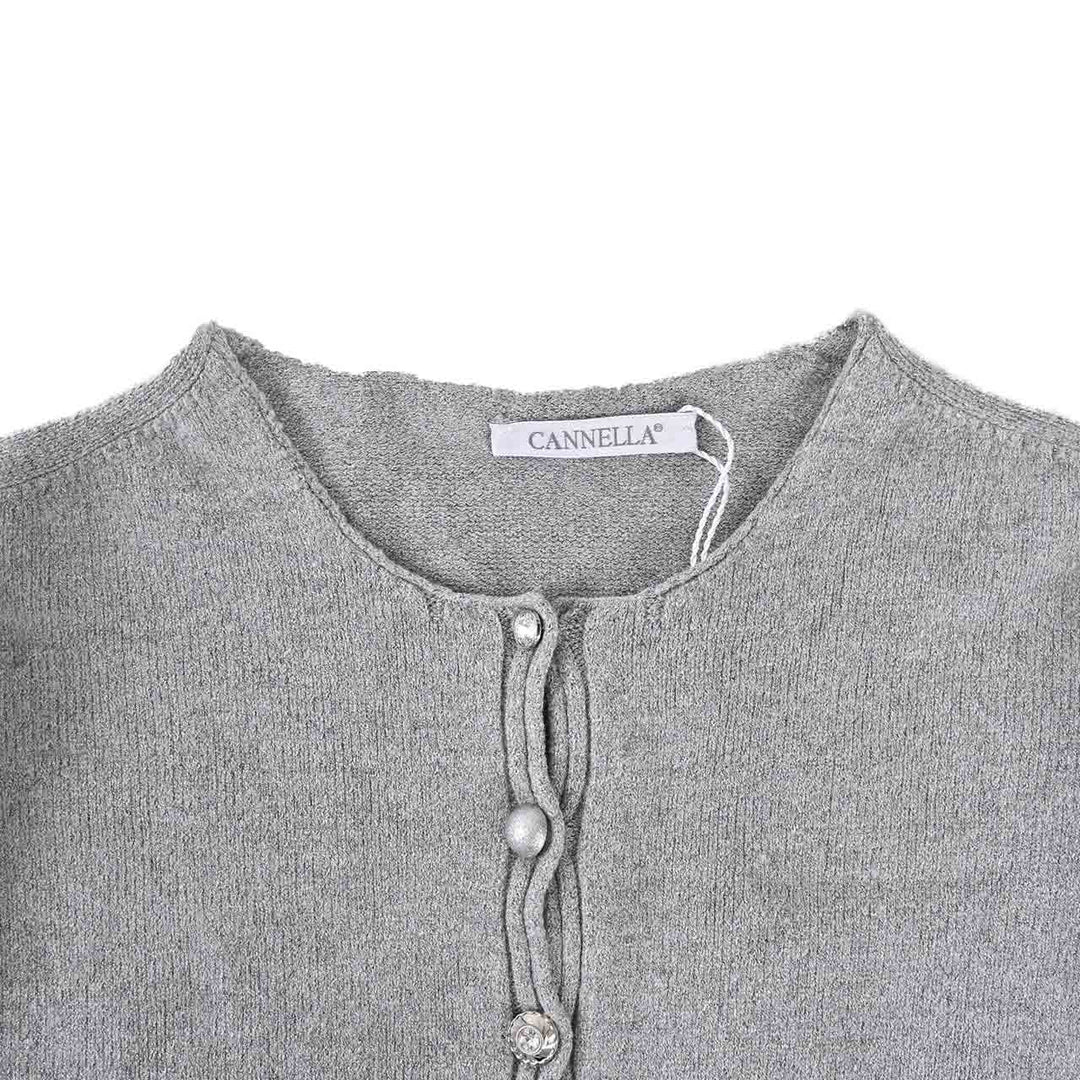 カネッラ CANNELLA カーディガン 104791 GRIGIO グレー