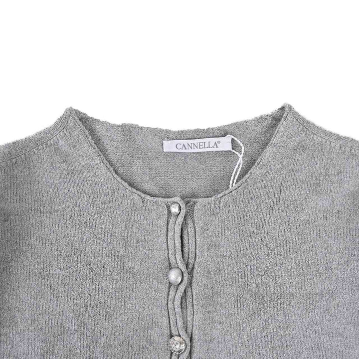 カネッラ CANNELLA カーディガン 104791 GRIGIO グレー