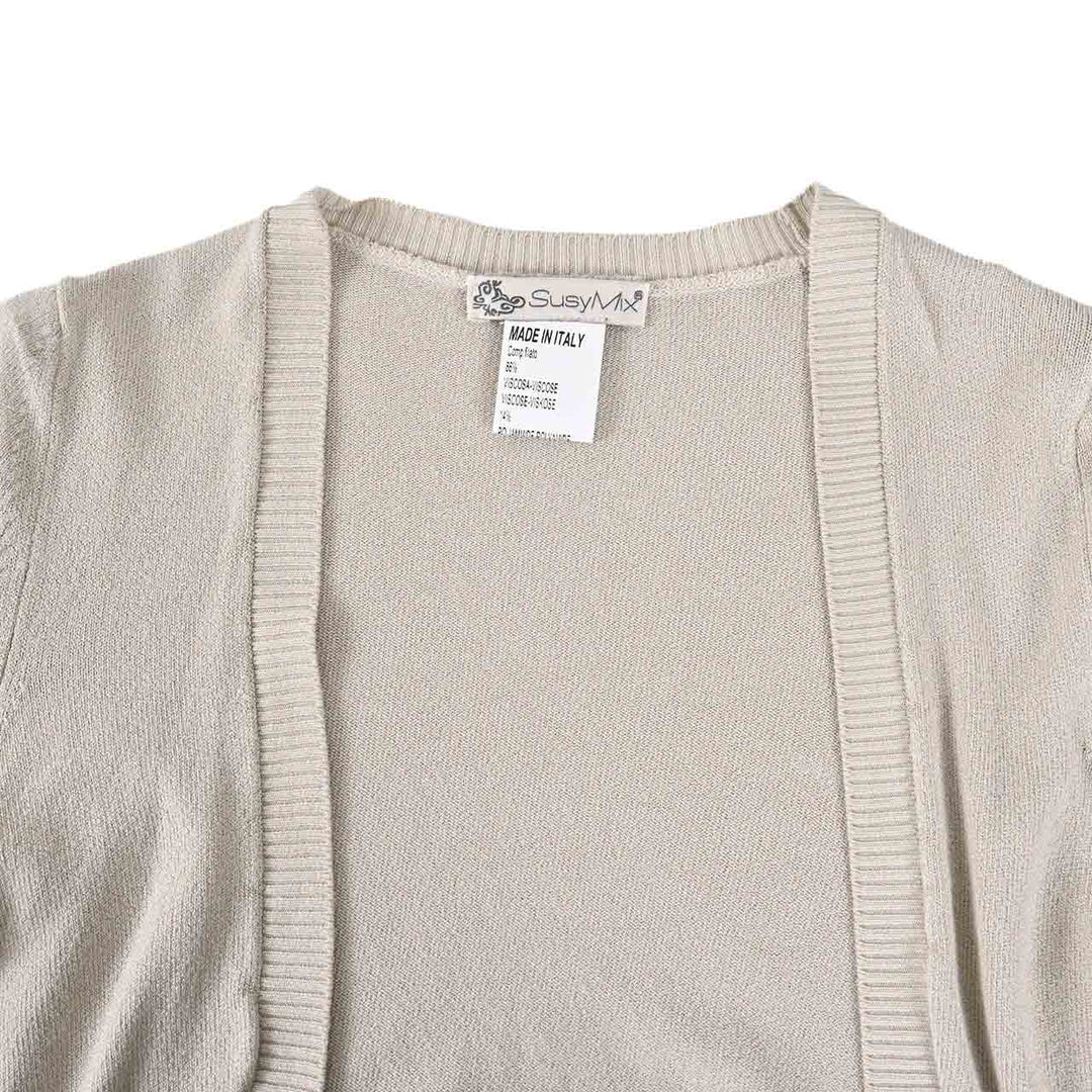 スージーミックス SUSY MIX ボレロジャケット 55850 BEIGE ベージュ