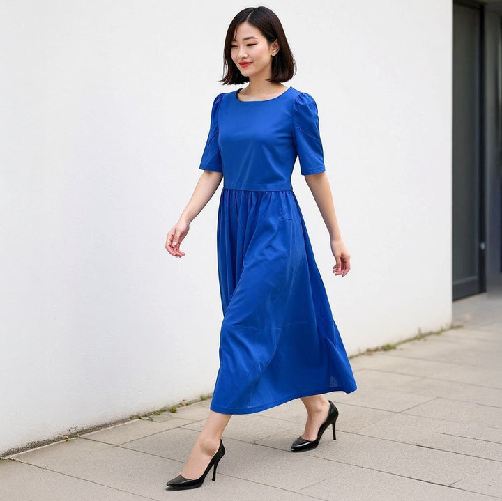 ウィークエンド マックスマーラ WEEKEND MAXMARA ワンピース SNACK 56210626 012 ブルー 2024年春夏 レディース