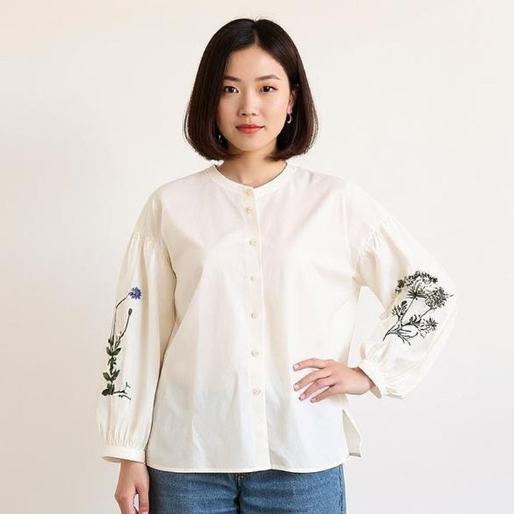 ウィークエンド マックスマーラ WEEKEND MAXMARA ブラウス ILEX 5111122600 001 ホワイト 2025SS レディース